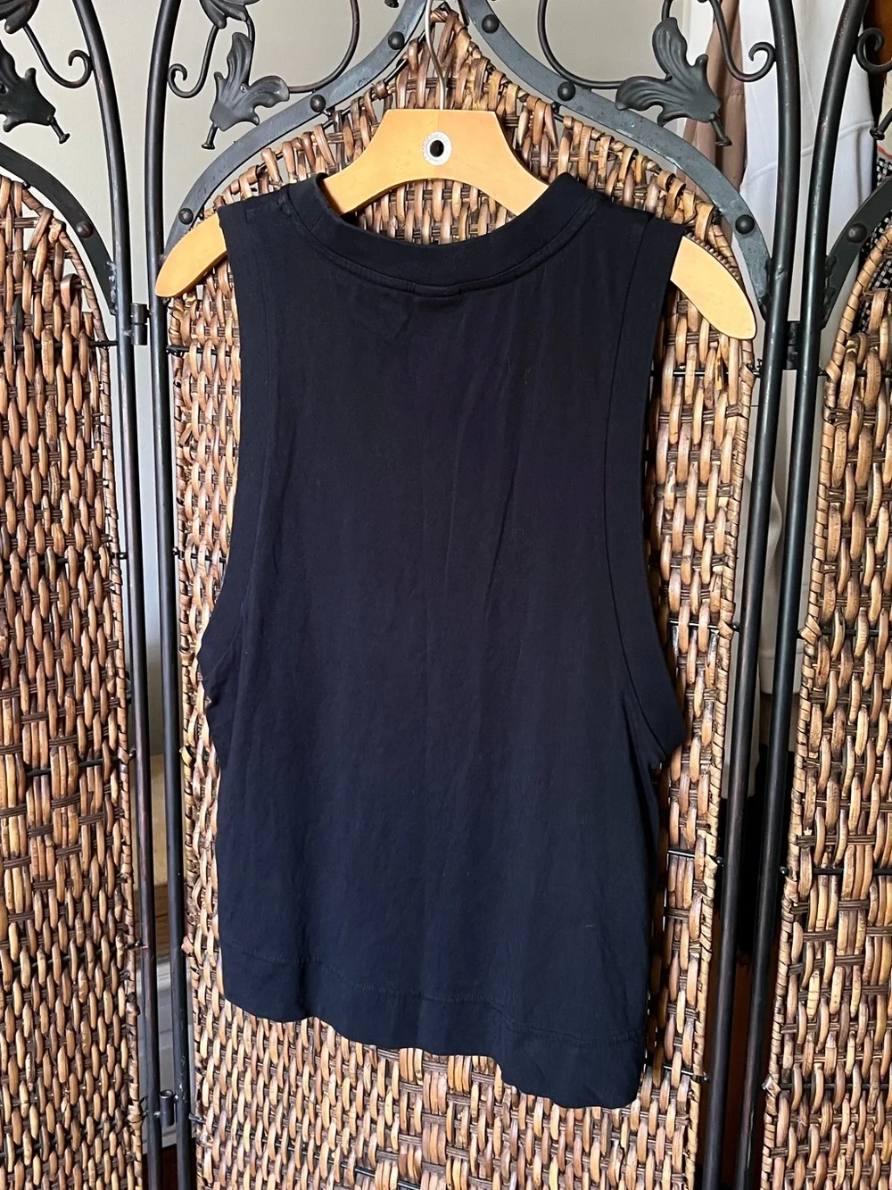 S Nike Cotton Silver Script Tank Top